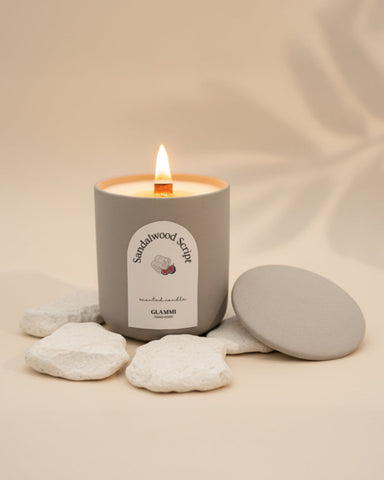 Sandalwood Script Scented Candle 200g Sandalwood Script Scented Candle 200g