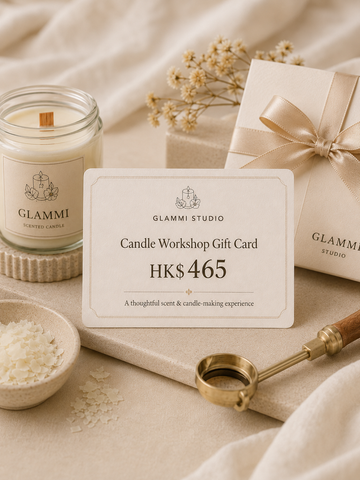 Glammi Studio Candle Workshop Gift Card | 3 Options