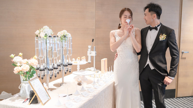 婚禮及企業香水調配吧活動，賓客現場自創專屬香氣