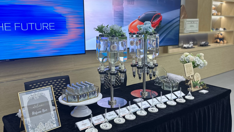 perfume fragrance blending bar weddings corporate event 香水吧 婚禮 到場 回禮 公司活動 香港