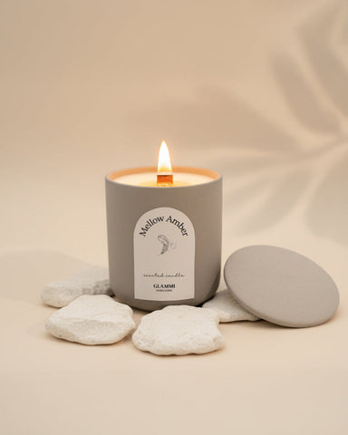 Mellow Amber Scented Candle 200g