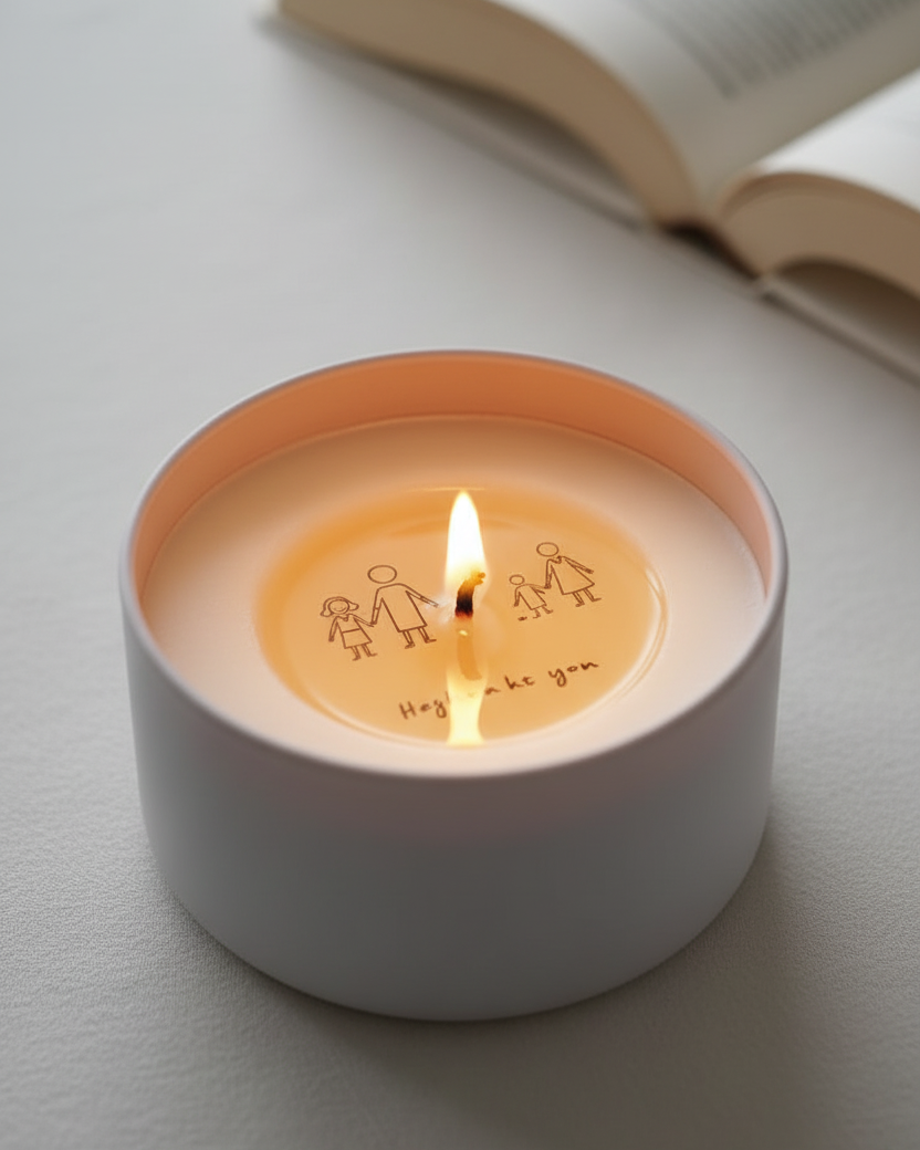 隱藏訊息香薰蠟燭（可客製化）